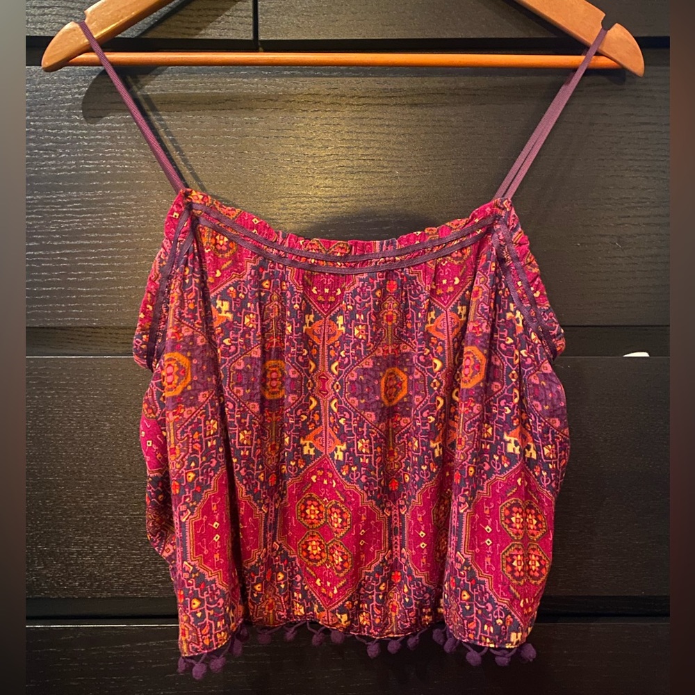 Printed Crop Top